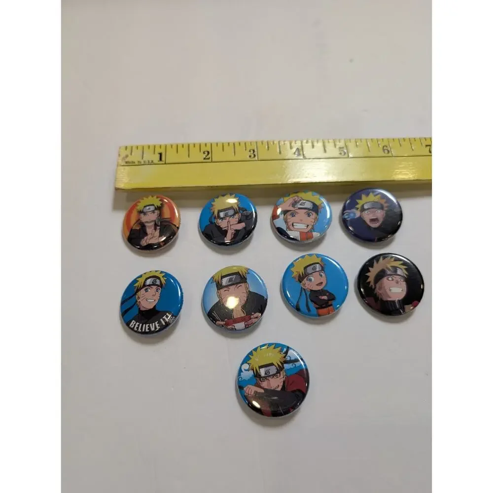 Naruto Uzumaki Can Badge‎ Set Of 9 Types